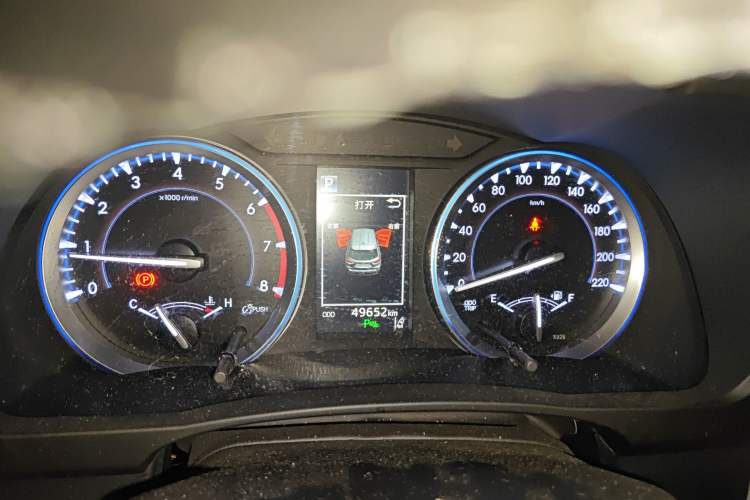 Used Toyota Highlander 2021 2.0T Four-Wheel Drive Luxury Edition 7 Seats Instrument Cluster