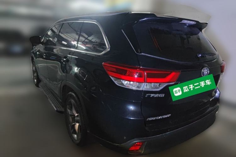 Used Toyota Highlander 2021 2.0T Four-Wheel Drive Luxury Edition 7 Seats Rear Left 45 Deg