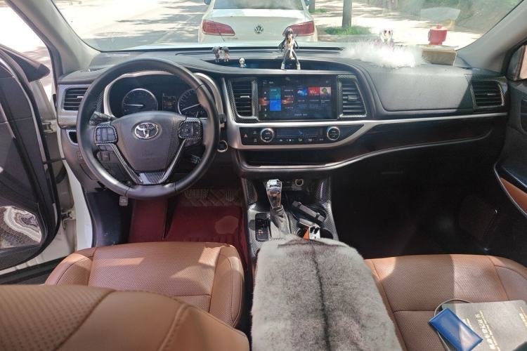 Used Toyota Highlander 2021 2.0T Four-Wheel Drive Prestige Version 7 Seats Center Console