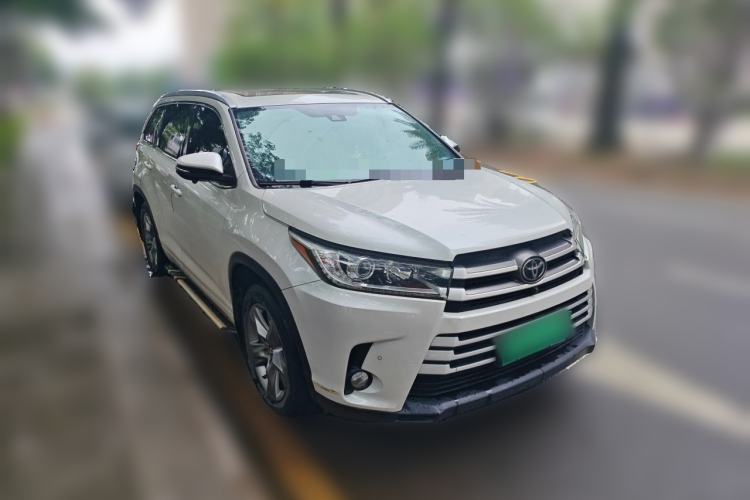 Used Toyota Highlander 2021 2.0T Four-Wheel Drive Luxury Edition 7 Seats Front Right 45 Deg