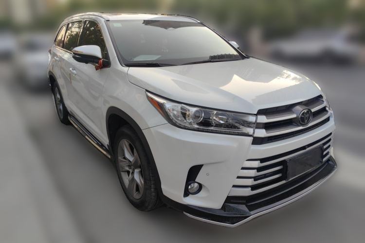 Used Toyota Highlander 2021 2.0T Four-Wheel Drive Knight Edition 7 Seats Front Right 45 Deg