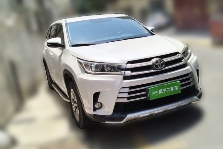 Used Toyota Highlander 2021 2.0T Four-Wheel Drive Elite Edition 7-Seater Front Right 45 Deg