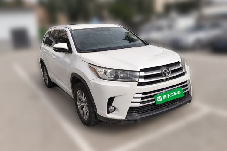 Used Toyota Highlander 2021 2.0T Four-Wheel Drive Elite Edition 7-Seater Front Right 45 Deg