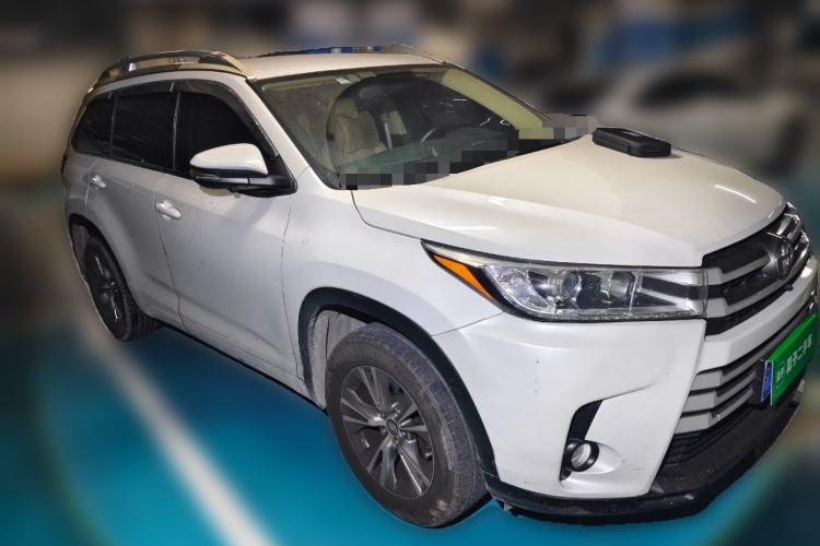 Used Toyota Highlander 2021 2.0T Four-Wheel Drive Elite Edition 7-Seater Front Right 45 Deg