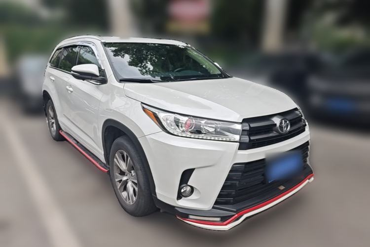 Used Toyota Highlander 2021 2.0T Four-Wheel Drive Elite Edition 7-Seater Front Right 45 Deg