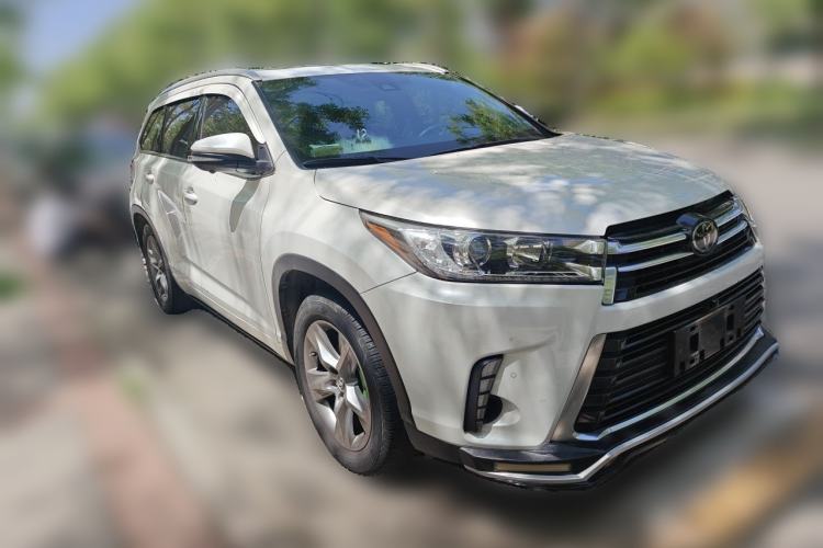 Used Toyota Highlander 2021 2.0T Four-Wheel Drive Prestige Version 7 Seats Front Right 45 Deg