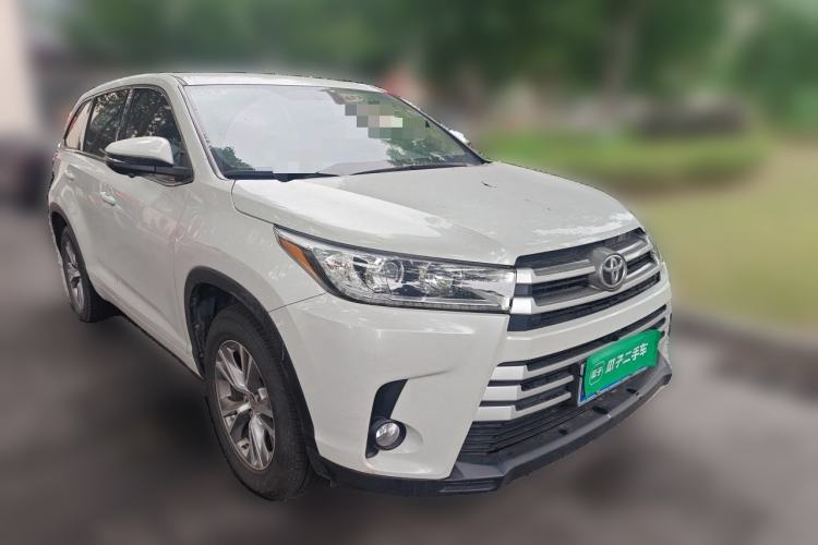 Used Toyota Highlander 2021 2.0T Four-Wheel Drive Elite Edition 7-Seater Front Right 45 Deg