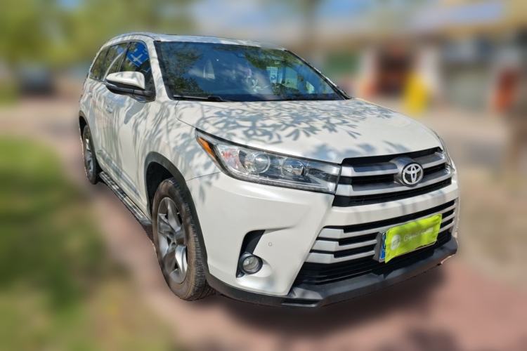 Used Toyota Highlander 2021 2.0T Four-Wheel Drive Elite Edition 7-Seater Front Right 45 Deg