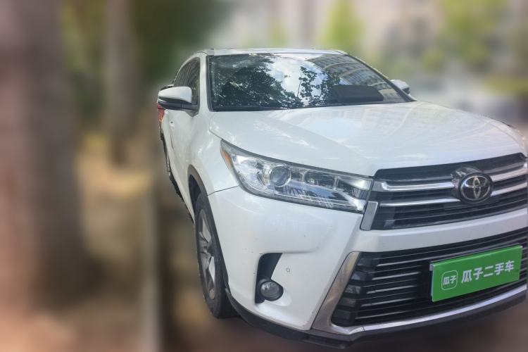Used Toyota Highlander 2021 2.0T Four-Wheel Drive Prestige Version 7 Seats Front Right 45 Deg