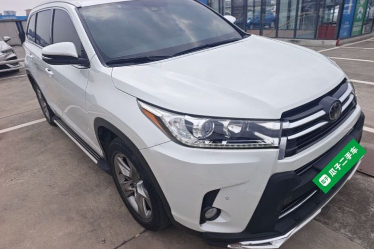 Used Toyota Highlander 2021 2.0T Four-Wheel Drive Prestige Version 7 Seats Front Right 45 Deg