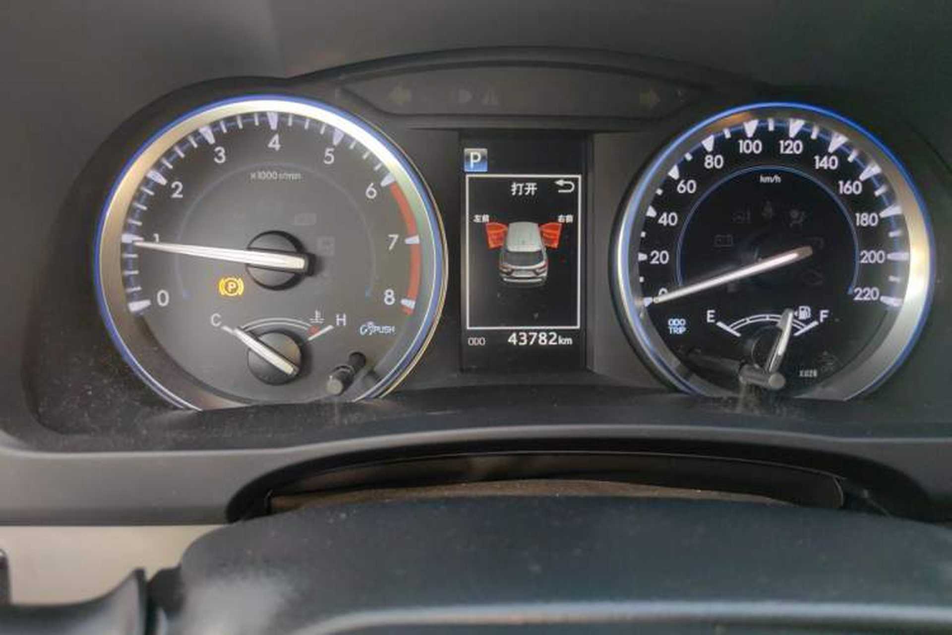 Used Toyota Highlander 2021 2.0T Four-Wheel Drive Knight Edition 7 Seats Instrument Cluster