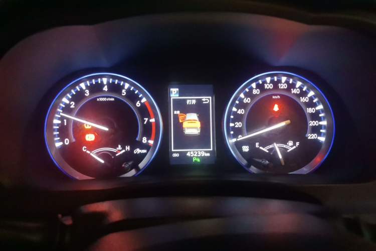Used Toyota Highlander 2021 2.0T Four-Wheel Drive Luxury Edition 7 Seats Instrument Cluster