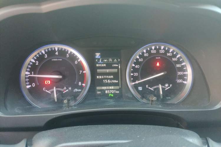 Used Toyota Highlander 2021 2.0T Four-Wheel Drive Luxury Edition 7 Seats Instrument Cluster