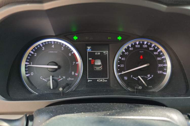 Used Toyota Highlander 2021 2.0T Four-Wheel Drive Elite Edition 7-Seater Instrument Cluster