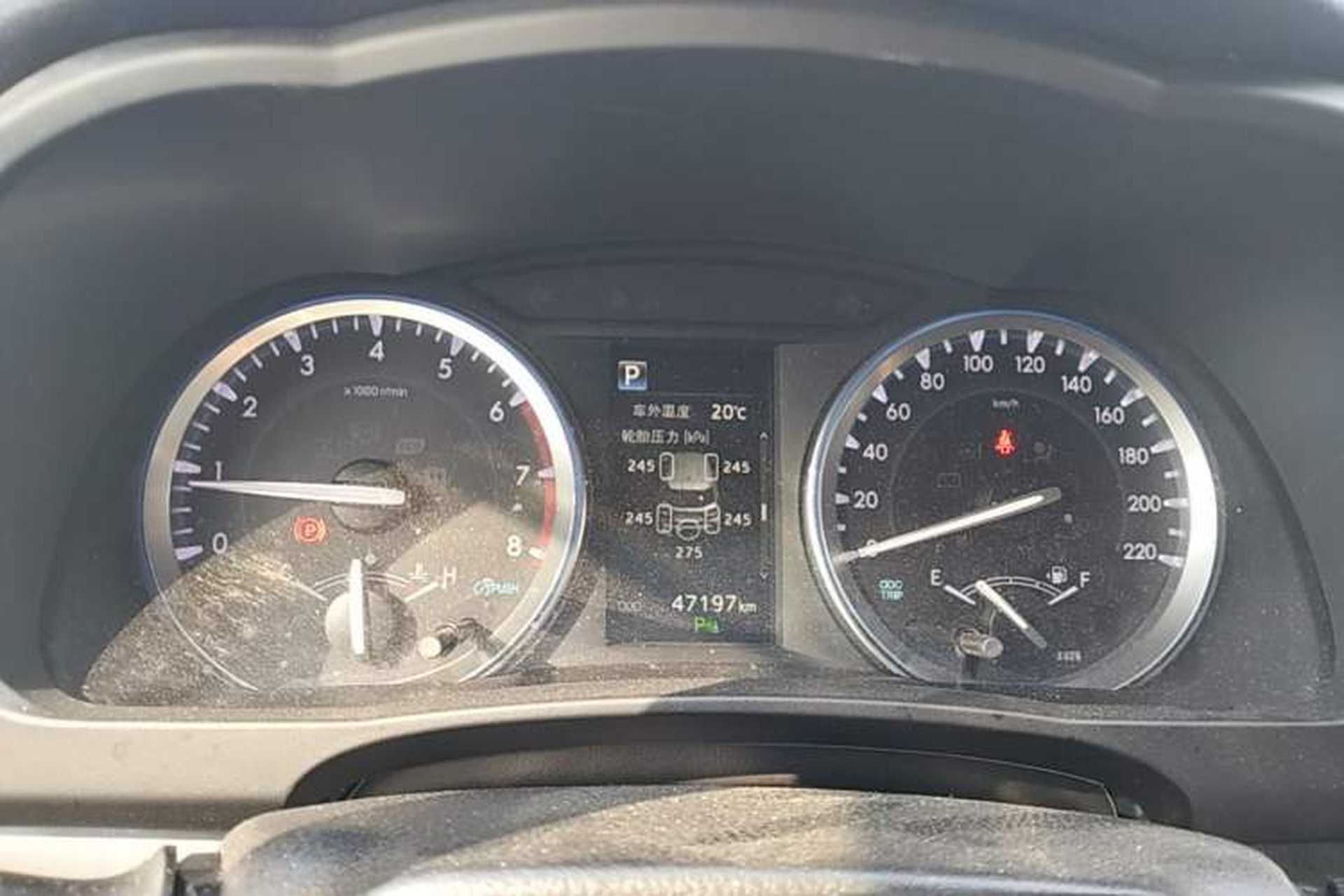 Used Toyota Highlander 2021 2.0T Four-Wheel Drive Luxury Edition 7 Seats Instrument Cluster