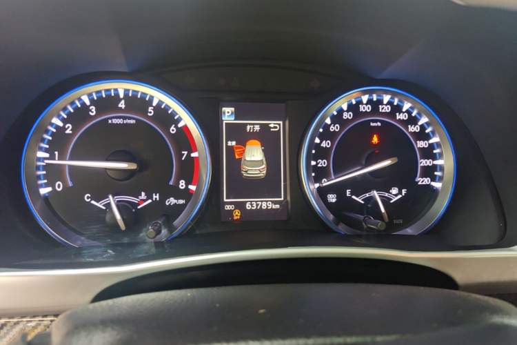Used Toyota Highlander 2021 2.0T Four-Wheel Drive Prestige Version 7 Seats Instrument Cluster