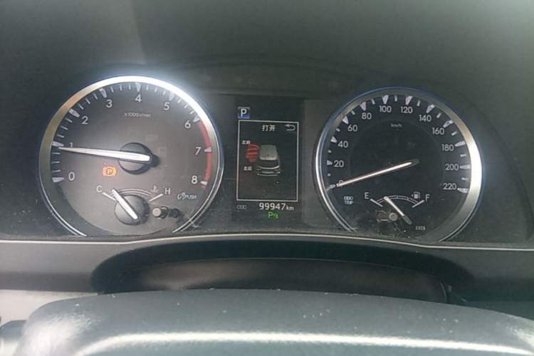 Used Toyota Highlander 2021 2.0T Four-Wheel Drive Prestige Version 7 Seats Instrument Cluster