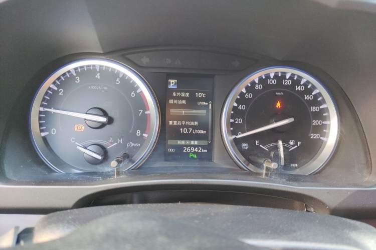 Used Toyota Highlander 2021 2.0T Four-Wheel Drive Luxury Edition 7 Seats Instrument Cluster