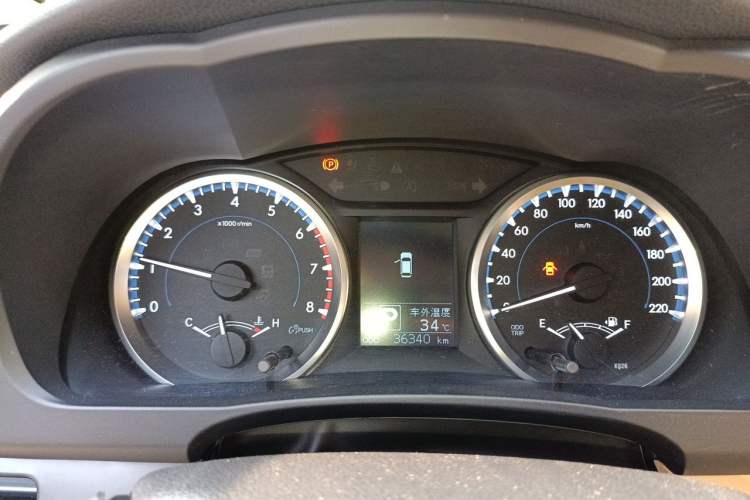 Used Toyota Highlander 2021 2.0T Four-Wheel Drive Elite Edition 7-Seater Instrument Cluster