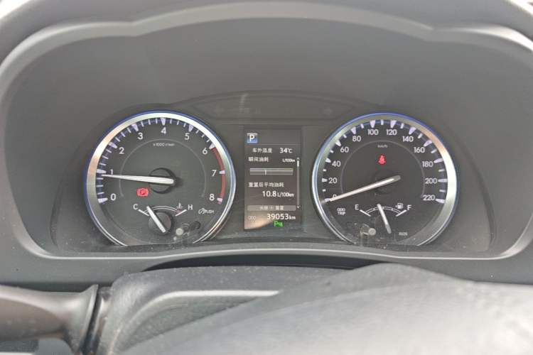 Used Toyota Highlander 2021 2.0T Four-Wheel Drive Prestige Version 7 Seats Instrument Cluster