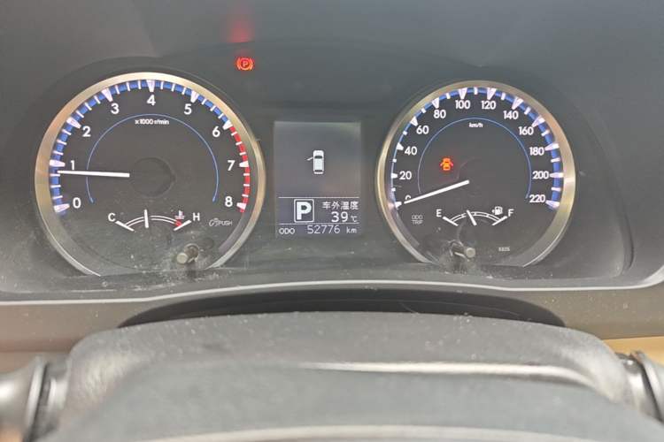 Used Toyota Highlander 2021 2.0T Four-Wheel Drive Elite Edition 7-Seater Odometer Close Up
