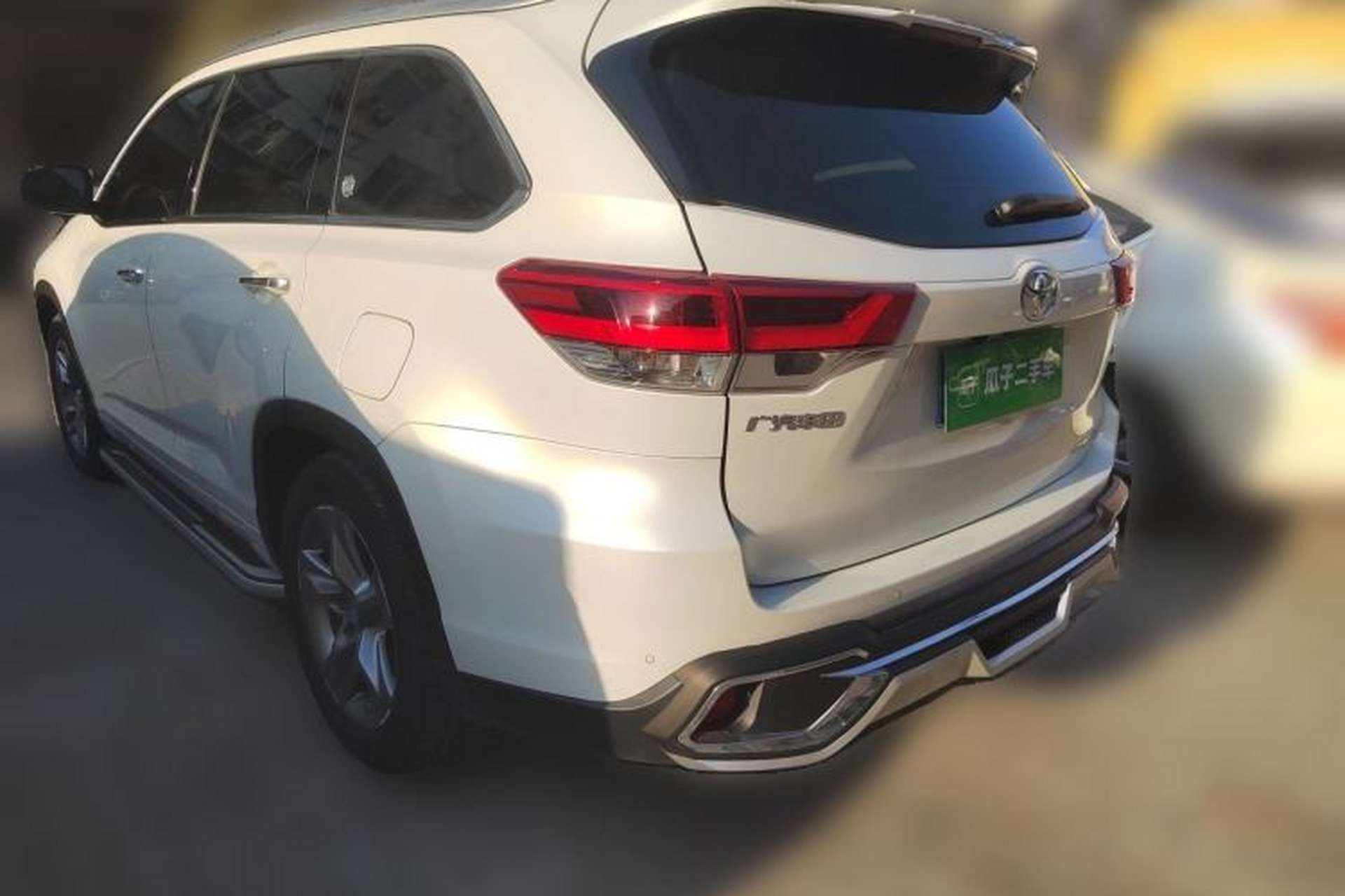 Used Toyota Highlander 2021 2.0T Four-Wheel Drive Luxury Edition 7 Seats Rear Left 45 Deg