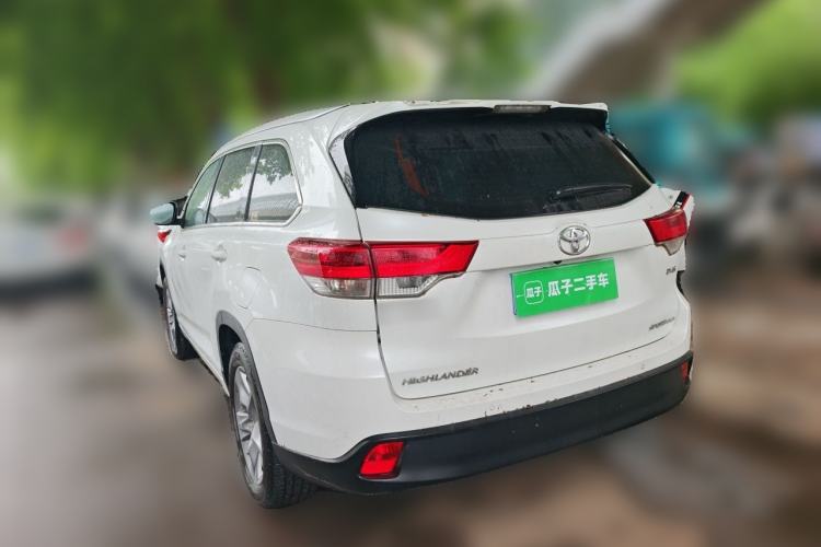 Used Toyota Highlander 2021 2.0T Four-Wheel Drive Luxury Edition 7 Seats Rear Left 45 Deg