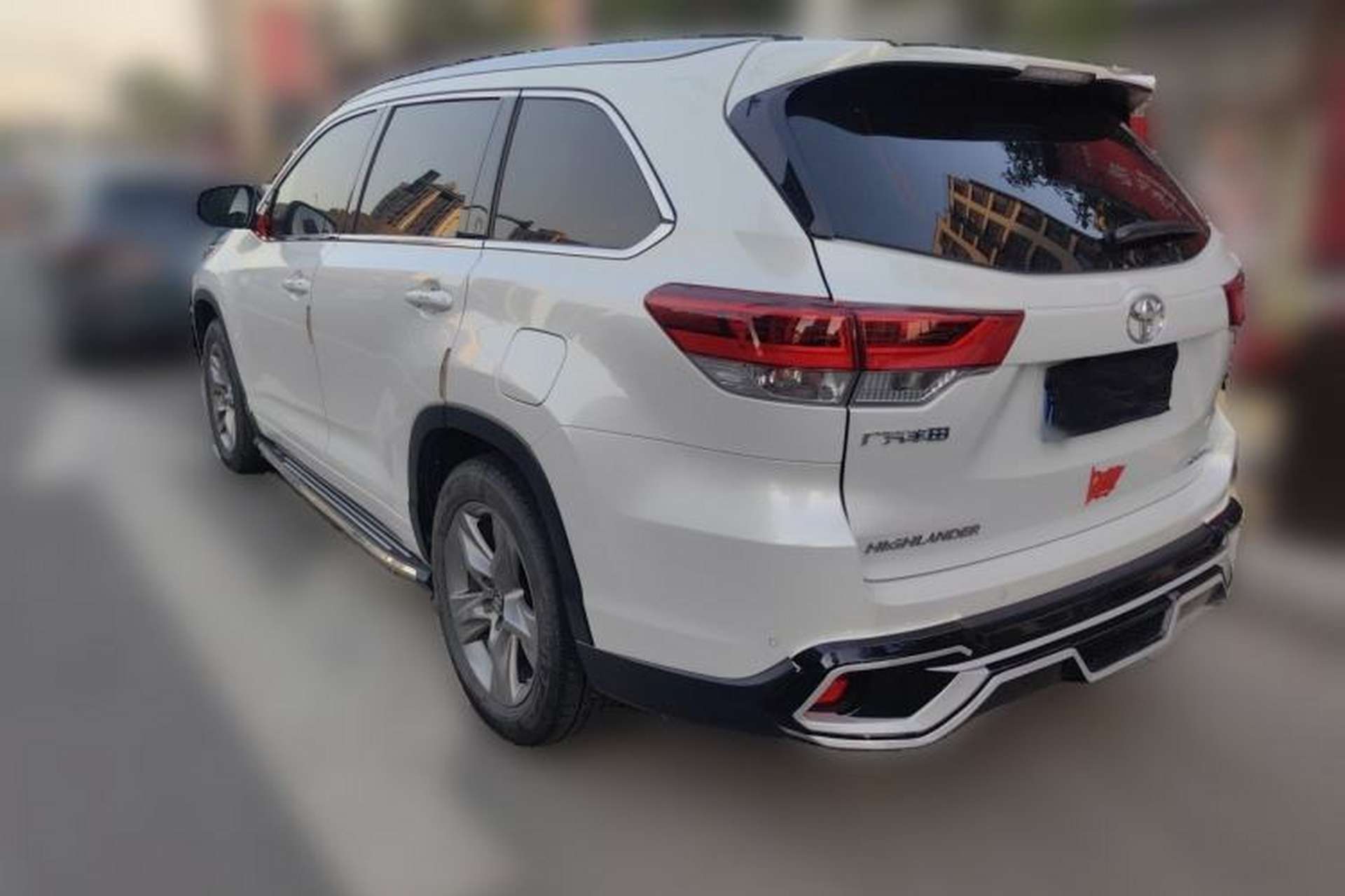 Used Toyota Highlander 2021 2.0T Four-Wheel Drive Knight Edition 7 Seats Rear Left 45 Deg