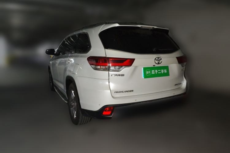 Used Toyota Highlander 2021 2.0T Four-Wheel Drive Luxury Edition 7 Seats Rear Left 45 Deg