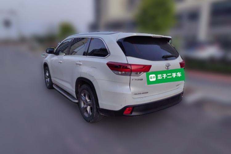 Used Toyota Highlander 2021 2.0T Four-Wheel Drive Luxury Edition 7 Seats Rear Left 45 Deg