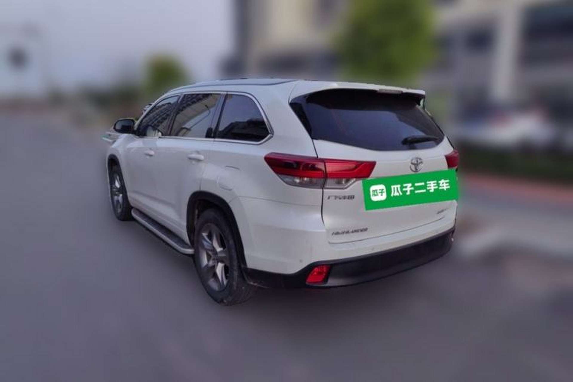 Used Toyota Highlander 2021 2.0T Four-Wheel Drive Luxury Edition 7 Seats Rear Left 45 Deg