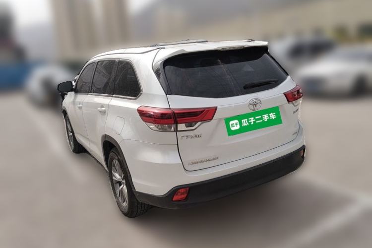 Used Toyota Highlander 2021 2.0T Four-Wheel Drive Elite Edition 7-Seater Rear Left 45 Deg