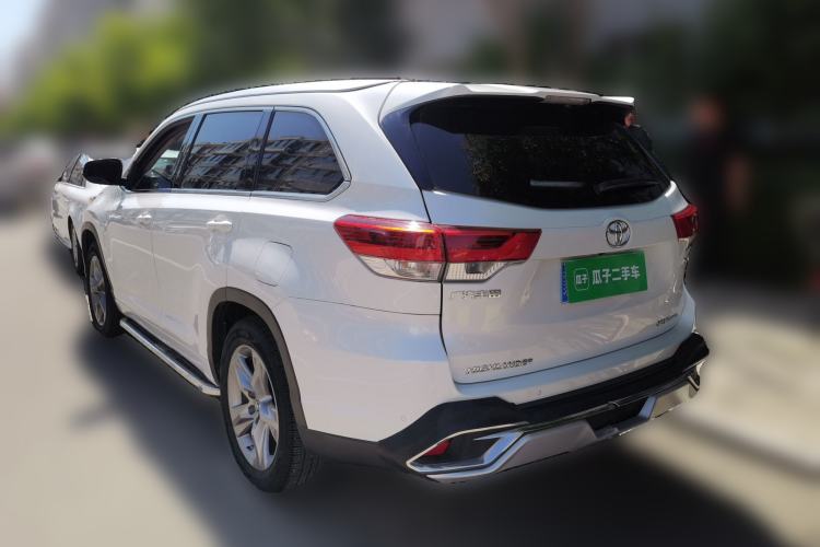 Used Toyota Highlander 2021 2.0T Four-Wheel Drive Luxury Edition 7 Seats Rear Left 45 Deg