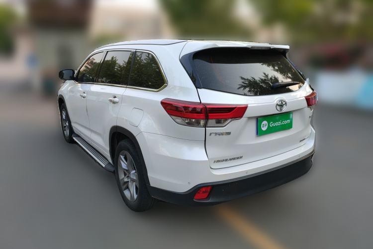 Used Toyota Highlander 2021 2.0T Four-Wheel Drive Luxury Edition 7 Seats Rear Left 45 Deg
