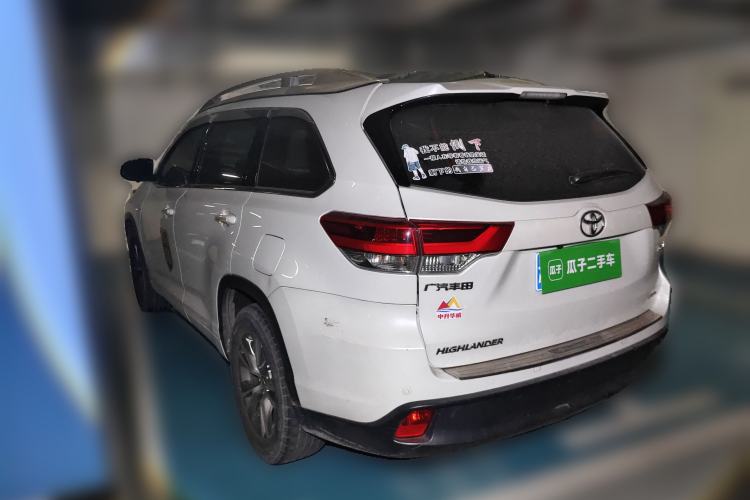 Used Toyota Highlander 2021 2.0T Four-Wheel Drive Elite Edition 7-Seater Rear Left 45 Deg