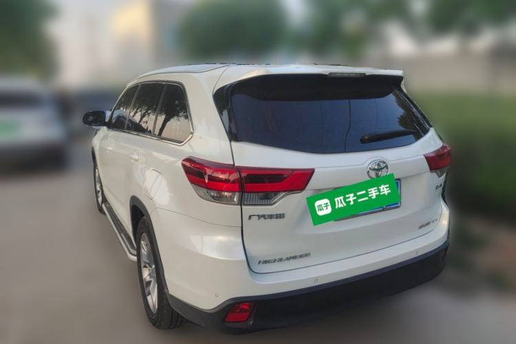 Used Toyota Highlander 2021 2.0T Four-Wheel Drive Luxury Edition 7 Seats Rear Left 45 Deg
