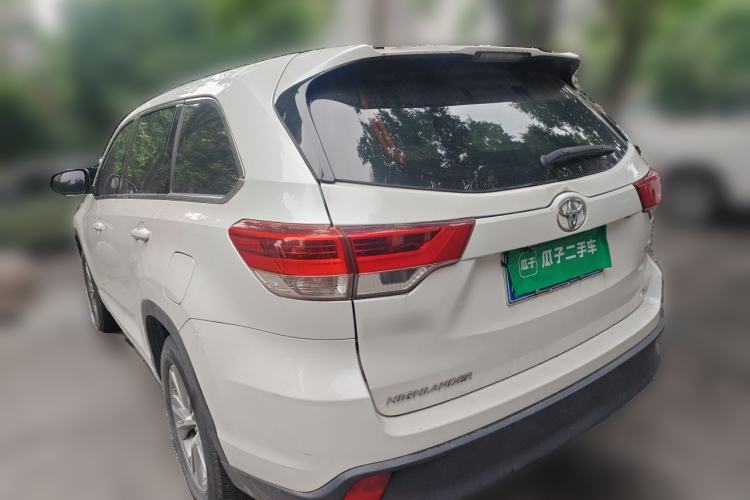 Used Toyota Highlander 2021 2.0T Four-Wheel Drive Elite Edition 7-Seater Rear Left 45 Deg