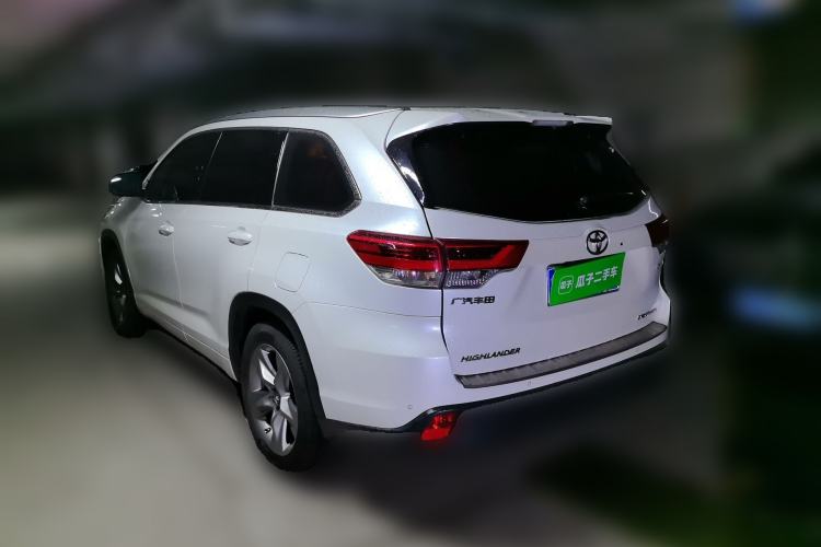 Used Toyota Highlander 2021 2.0T Four-Wheel Drive Prestige Version 7 Seats Rear Left 45 Deg