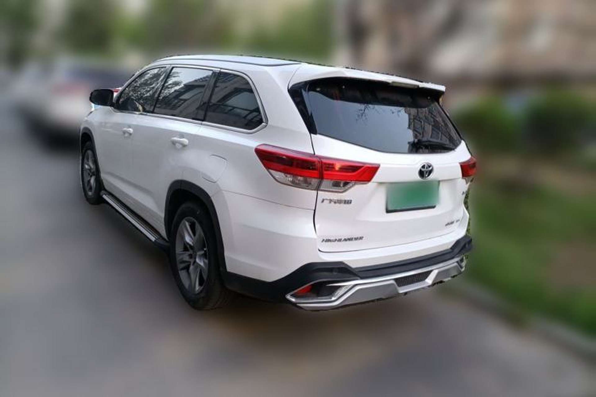 Used Toyota Highlander 2021 2.0T Four-Wheel Drive Prestige Version 7 Seats Rear Left 45 Deg