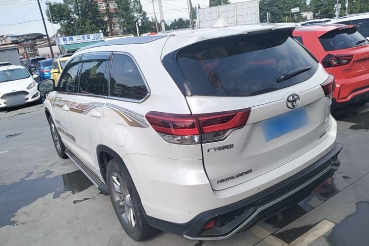 Used Toyota Highlander 2021 2.0T Four-Wheel Drive Luxury Edition 7 Seats Rear Left 45 Deg