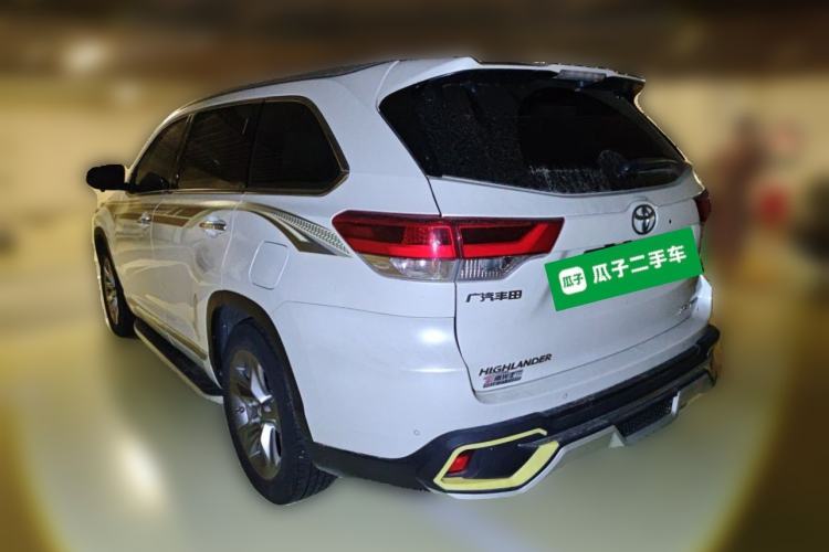 Used Toyota Highlander 2021 2.0T Four-Wheel Drive Prestige Version 7 Seats Rear Left 45 Deg