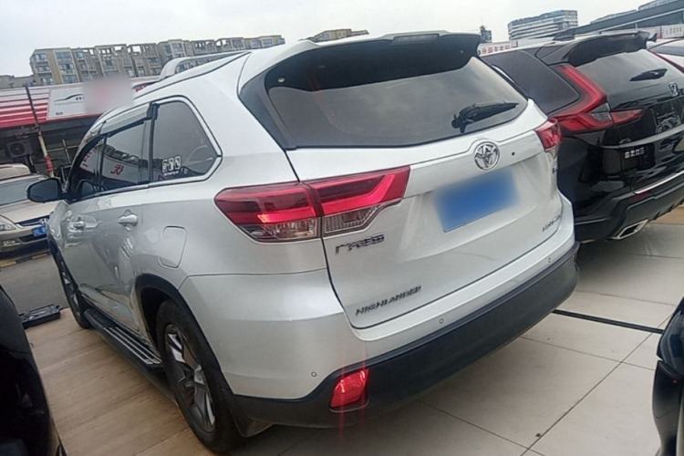 Used Toyota Highlander 2021 2.0T Four-Wheel Drive Prestige Version 7 Seats Rear Left 45 Deg