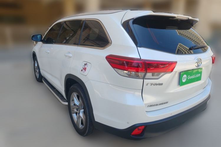 Used Toyota Highlander 2021 2.0T Four-Wheel Drive Luxury Edition 7 Seats Rear Left 45 Deg