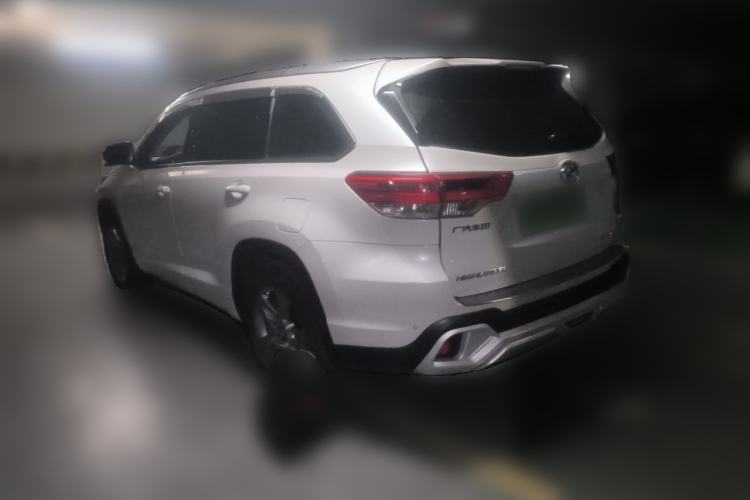 Used Toyota Highlander 2021 2.0T Four-Wheel Drive Luxury Edition 7 Seats Rear Left 45 Deg