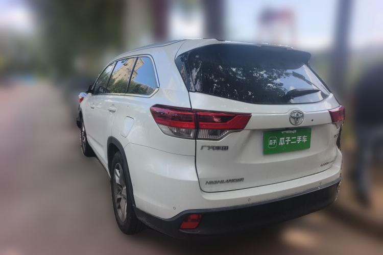 Used Toyota Highlander 2021 2.0T Four-Wheel Drive Prestige Version 7 Seats Rear Left 45 Deg