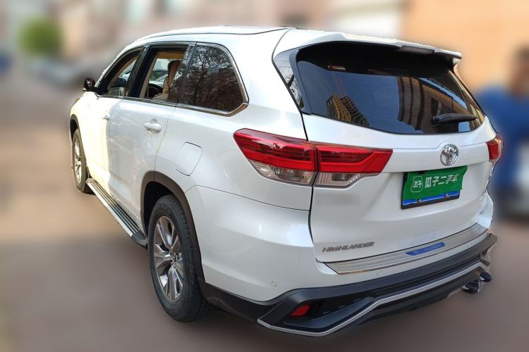 Used Toyota Highlander 2021 2.0T Four-Wheel Drive Elite Edition 7-Seater Rear Left 45 Deg