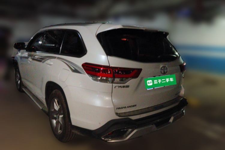 Used Toyota Highlander 2021 2.0T Four-Wheel Drive Luxury Edition 7 Seats Rear Left 45 Deg