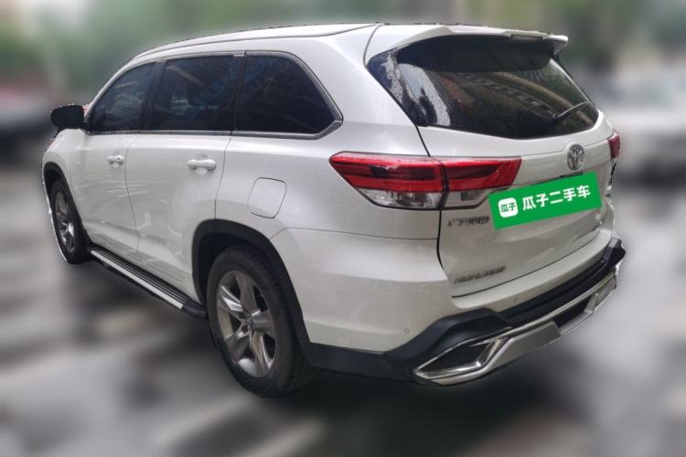 Used Toyota Highlander 2021 2.0T Four-Wheel Drive Luxury Edition 7 Seats Rear Left 45 Deg