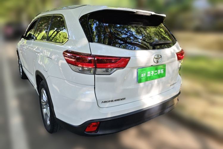 Used Toyota Highlander 2021 2.0T Four-Wheel Drive Luxury Edition 7 Seats Rear Left 45 Deg