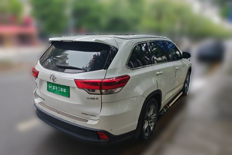 Used Toyota Highlander 2021 2.0T Four-Wheel Drive Luxury Edition 7 Seats Rear Right 45 Deg